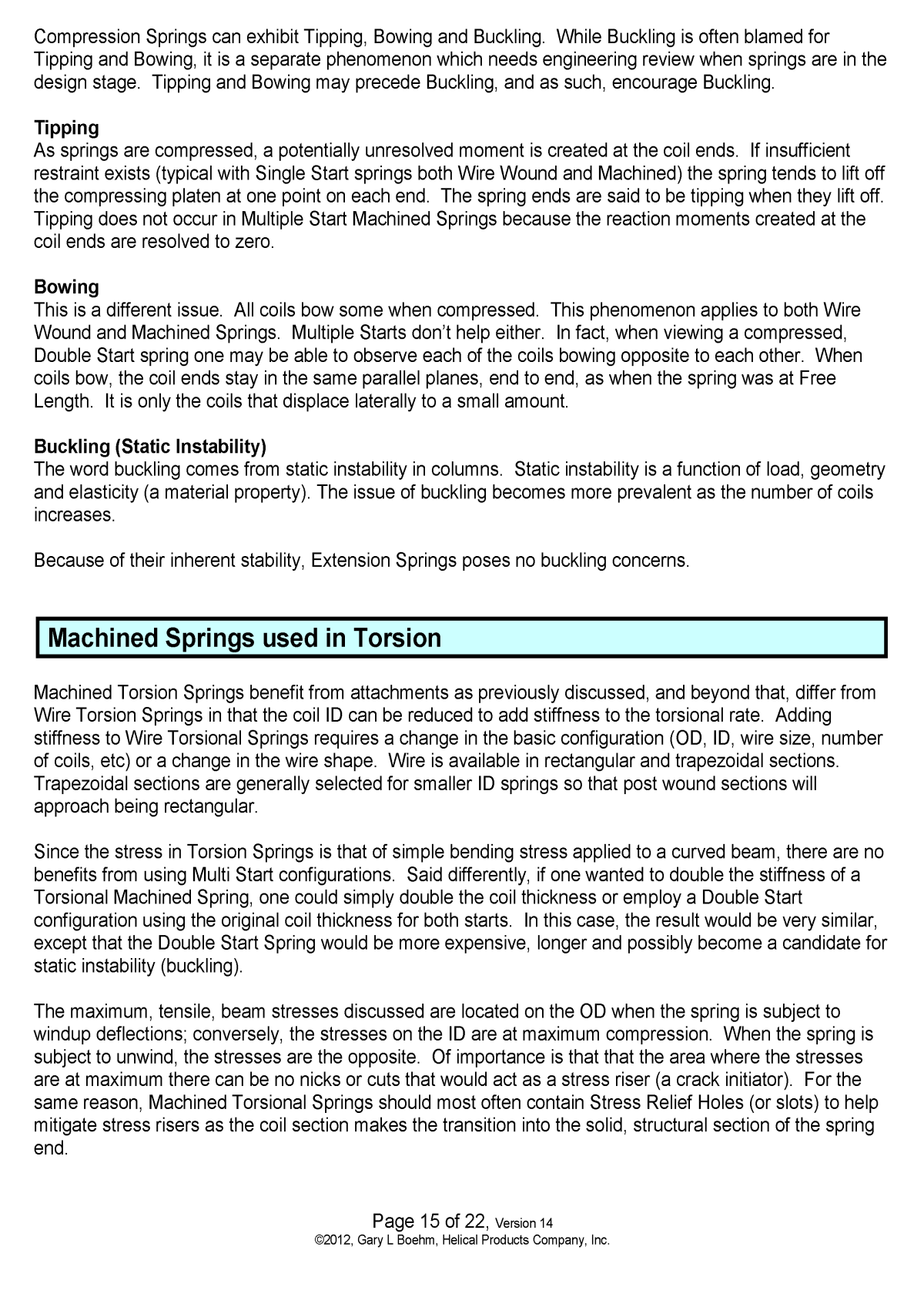 White Paper machined springs vs wound springs Page 11