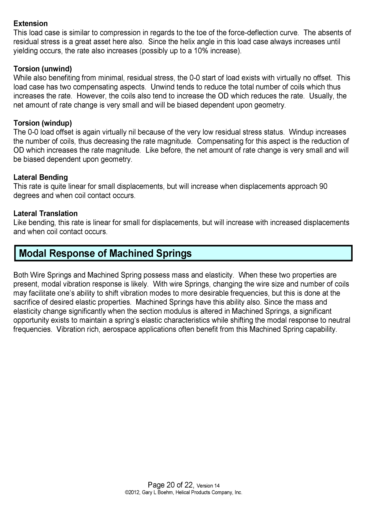 White Paper machined springs vs wound springs Page 14