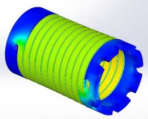Finite Element analysis for spring rate prediction