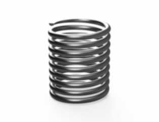 Wire wound close coil spring