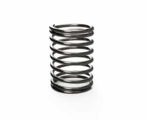 Predicted rate heat treated wire wound spring 