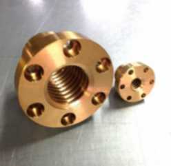 Flanged bronze nuts