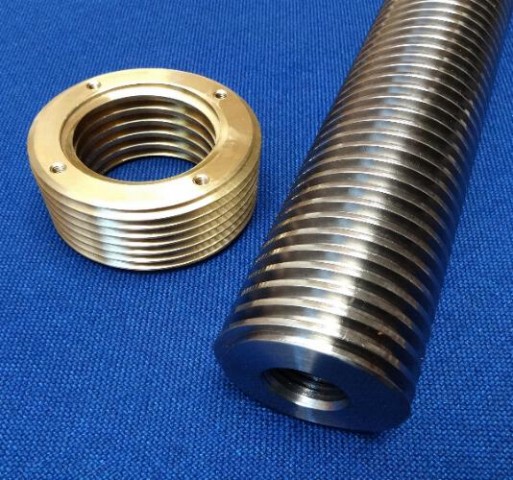 conventional representation of external and internal threads