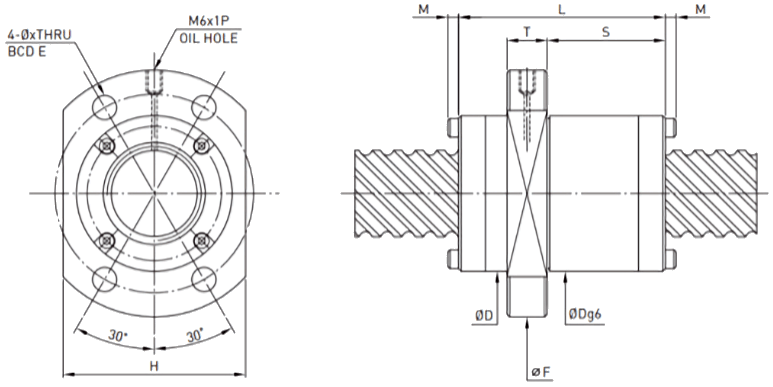 Transport Ball Screw Diagram FSH