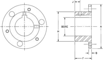 6 Bolt Coupling Hubs