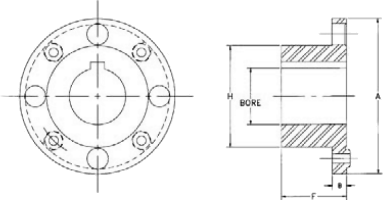 8 Bolt Coupling Hubs