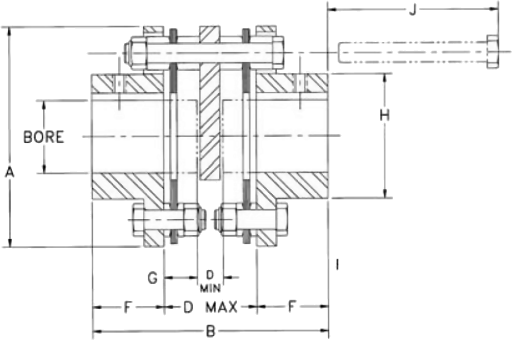 CLOSE COUPLE - AX SERIES - Diagram