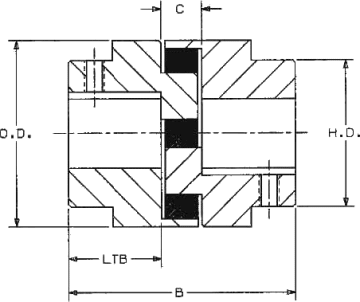 Jaw Coupling Diagram