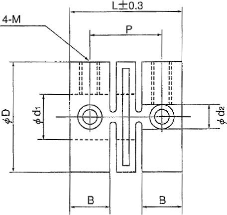 UJ Shaft Couplings Diagram