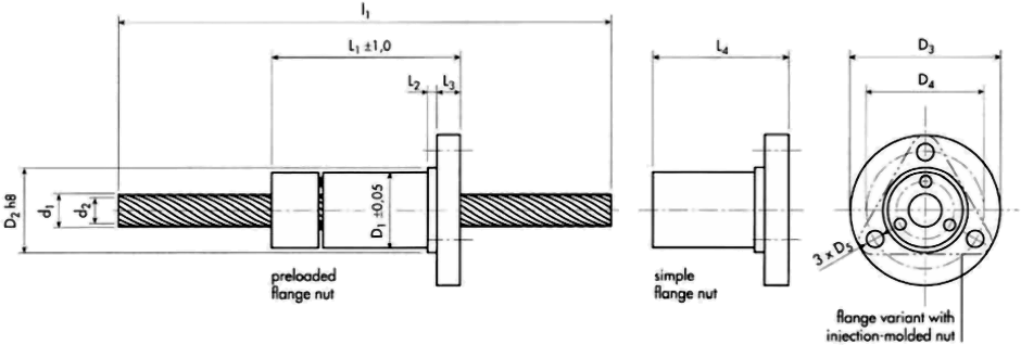 HIGH HELIX WITH FINE-PITCH THREAD