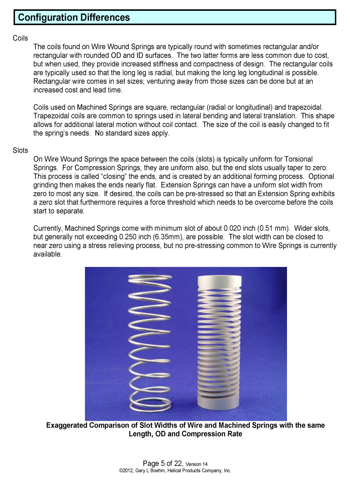 White Paper machined springs vs wound springs Page 5