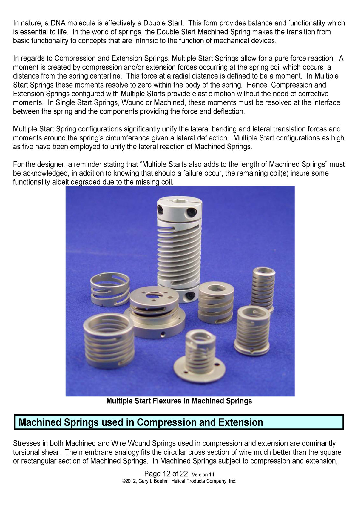 White Paper machined springs vs wound springs Page 8