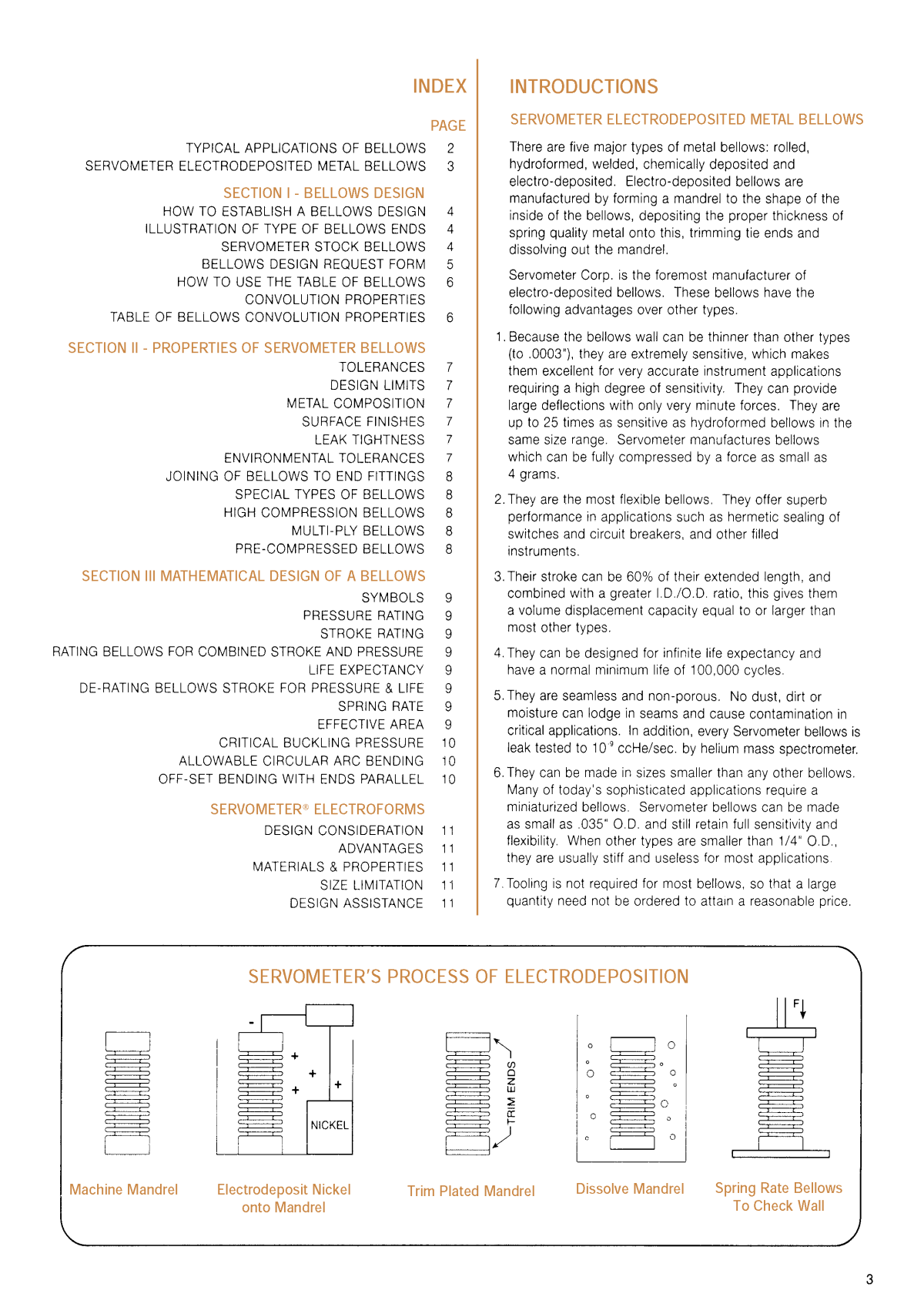 Miniature Metal Bellows & Electroforms Page 11