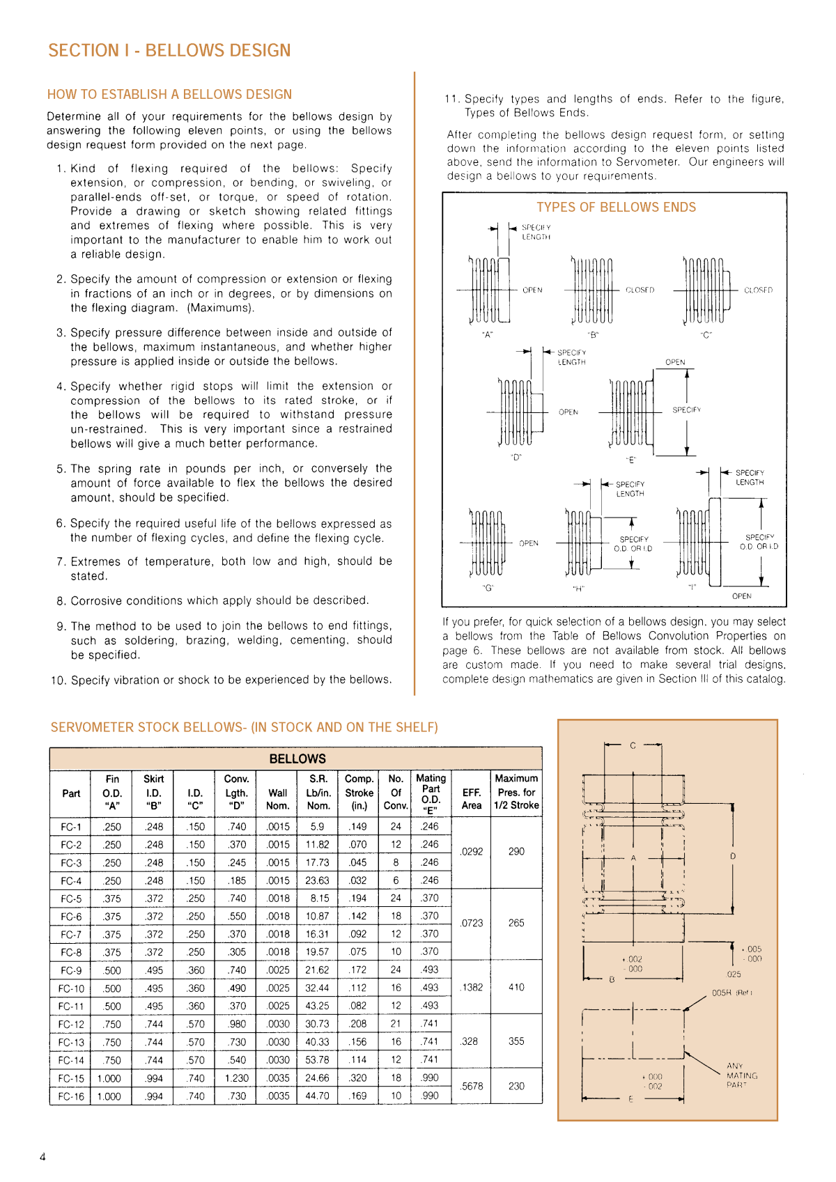 Miniature Metal Bellows & Electroforms Page 8