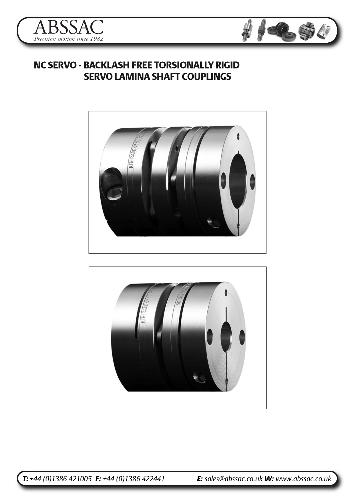 Abssac NC Servo Disc Shaft Coupling Page 10