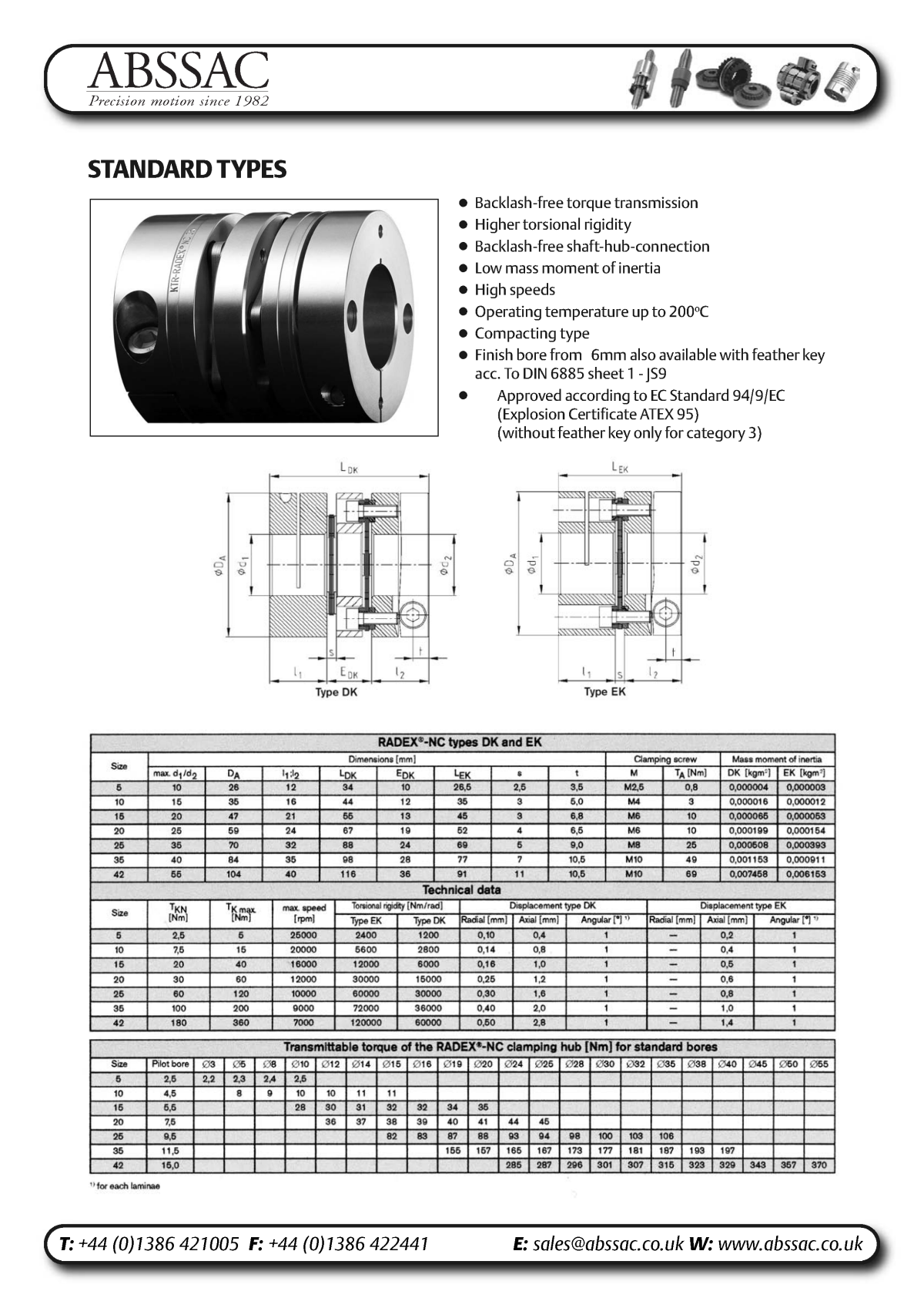 Abssac NC Servo Disc Shaft Coupling Page 8