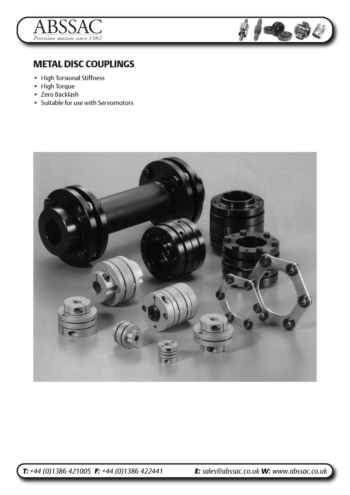 Abssac NC Servo Disc Shaft Coupling Page 2