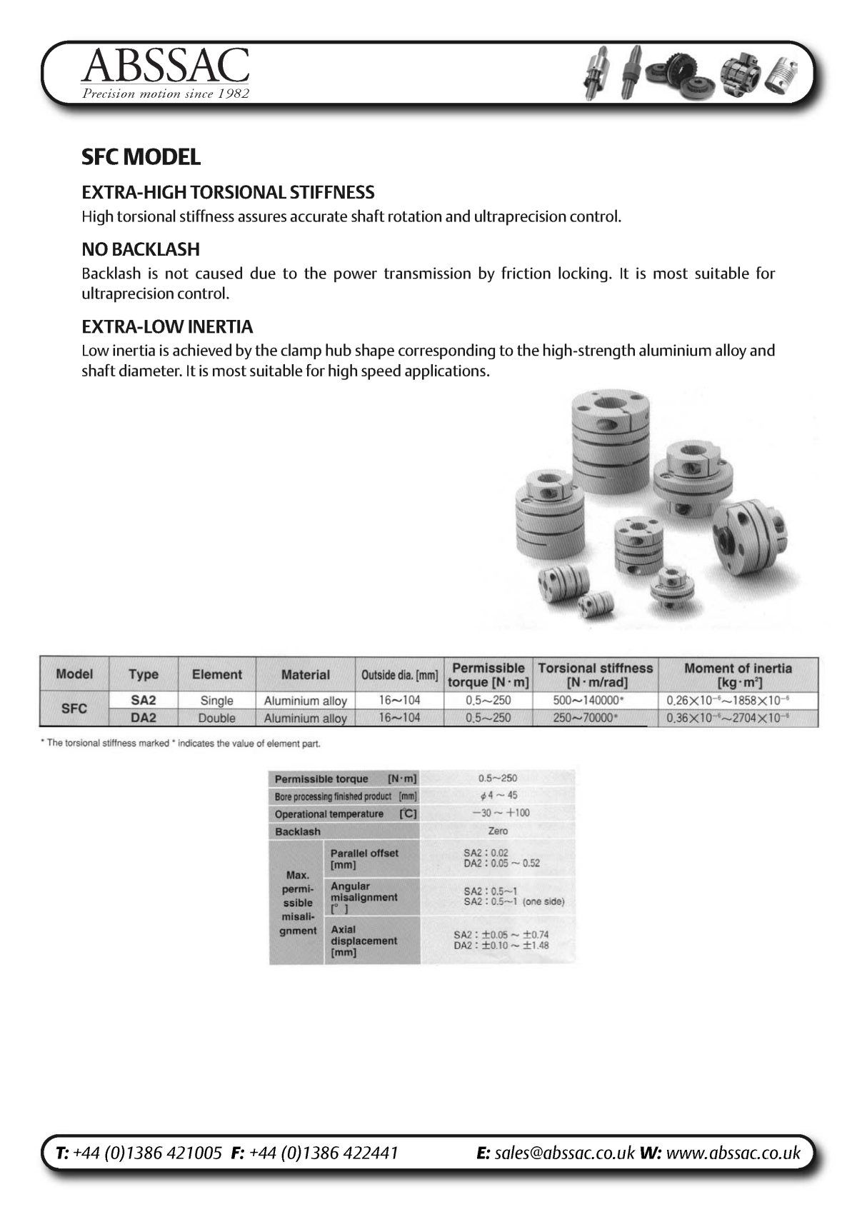 Abssac NC Servo Disc Shaft Coupling Page 5