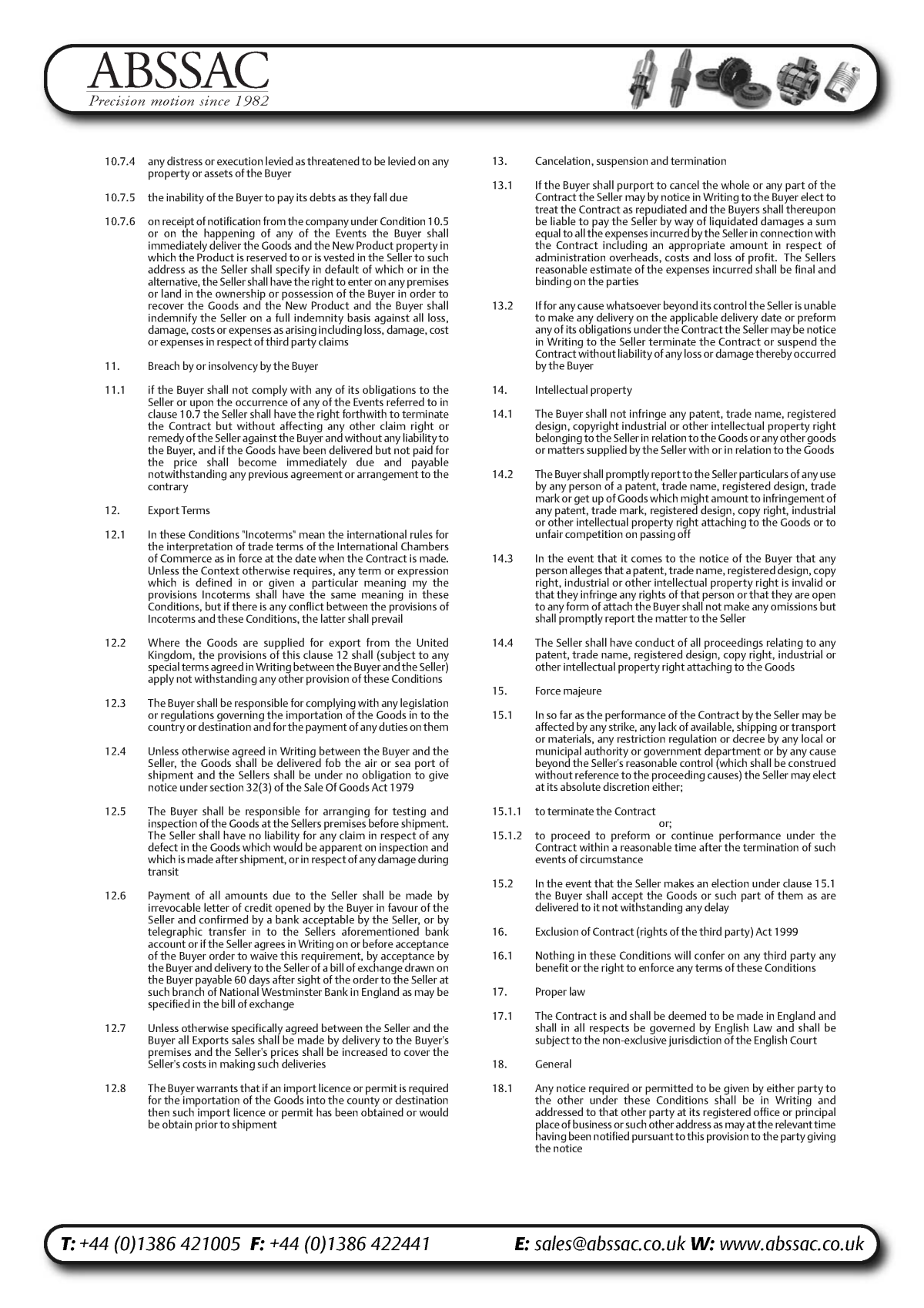 Abssac NC Servo Disc Shaft Coupling Page 4