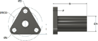 MTS Lead Nut A diagram