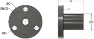 MTS Lead Nut B diagram