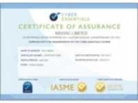 Cyber essentials certification achieved