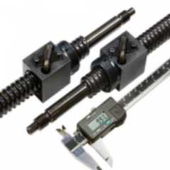 Imperial and metric ball screws are available