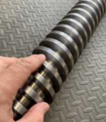 90mm diameter power screw in Stainless Steel