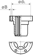 Steel Flanged Sleeve Diagram 1