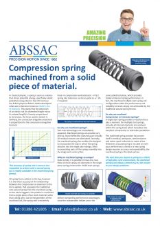 Amazing Precision: Abssac Machine Springs