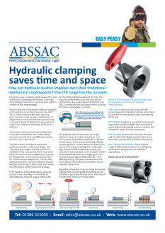 Easy Peasy: Abssac Hydraulic Clamping