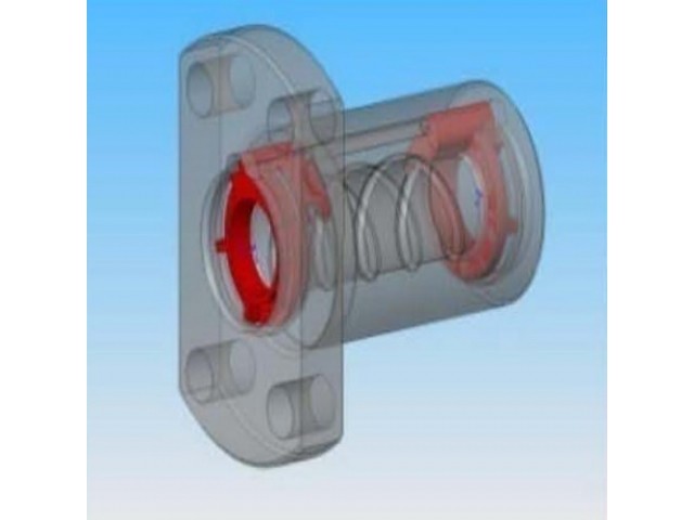 CAD internal design of ball nut