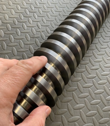 90mm diameter power screw in Stainless Steel