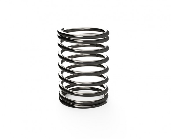 Predicted rate heat treated wire wound spring