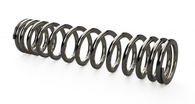 Loose coiled wire wound spring